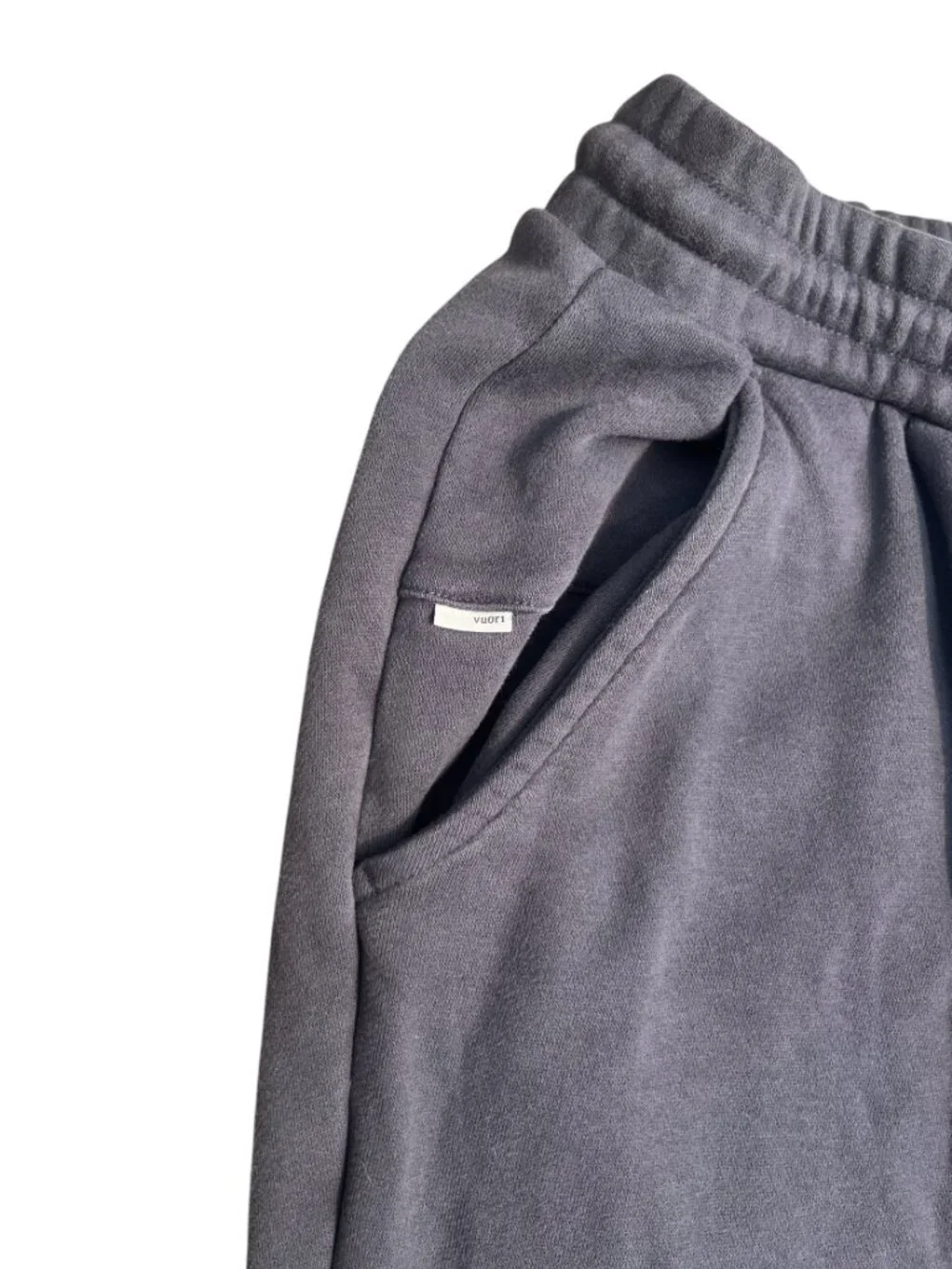 Vuori Seaside Sweatpant Faded Black Heavyweight Fleece